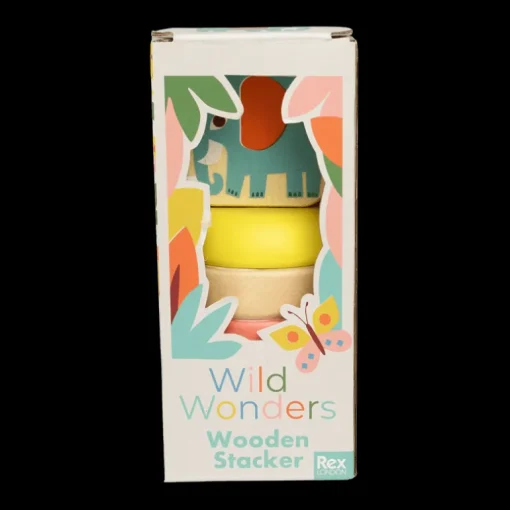 Wooden stacker - Wild Wonders