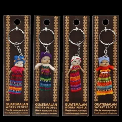 Worry doll with keyring - Assorted (SINGLE)