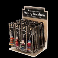 Worry doll with keyring - Assorted (SINGLE)