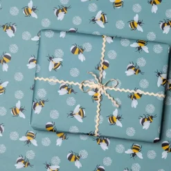 Wrapping paper (5 sheets) - Bumblebee